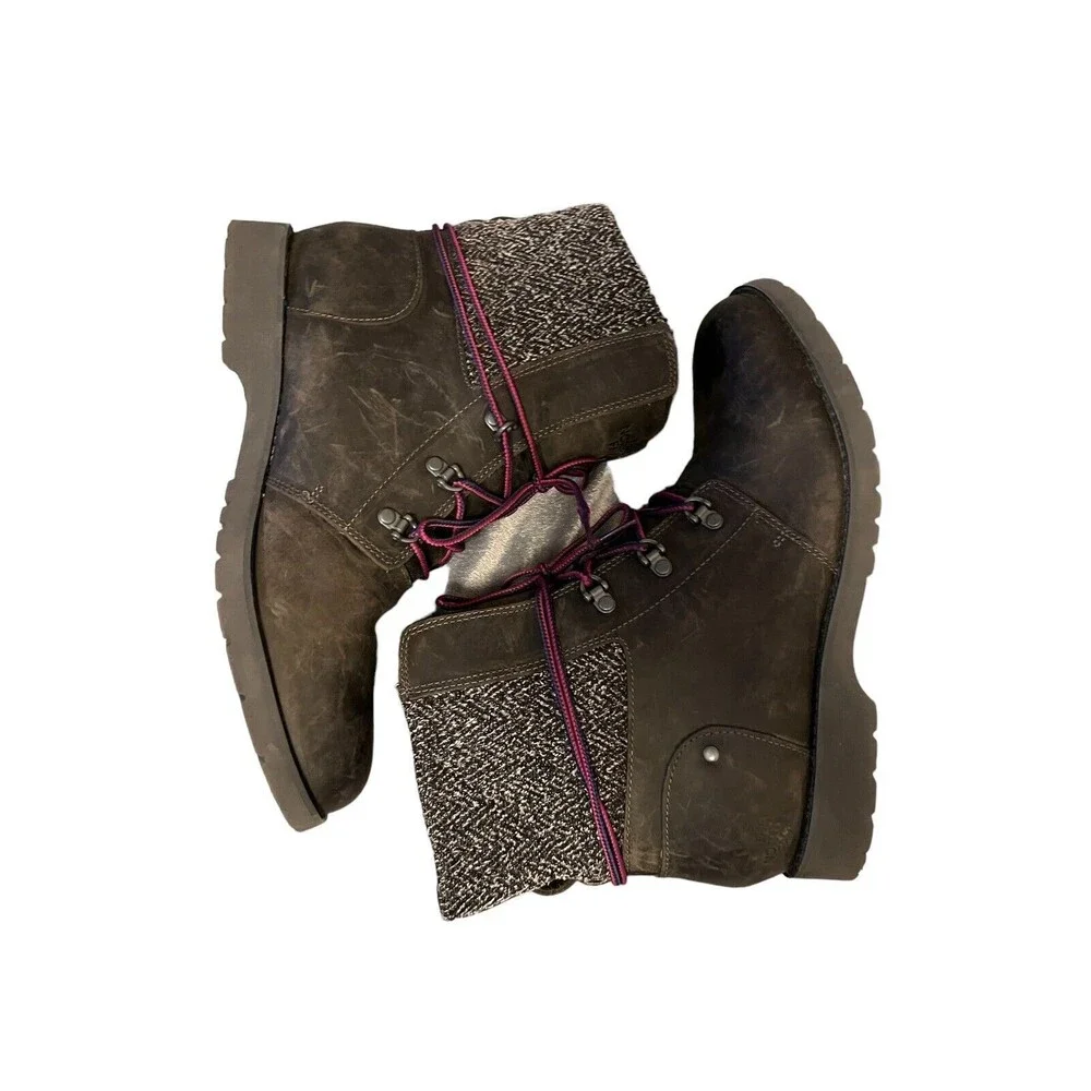 The North Face Ballard Lace Winter Boots,‎ Dark Grey, Womens 10.5 M